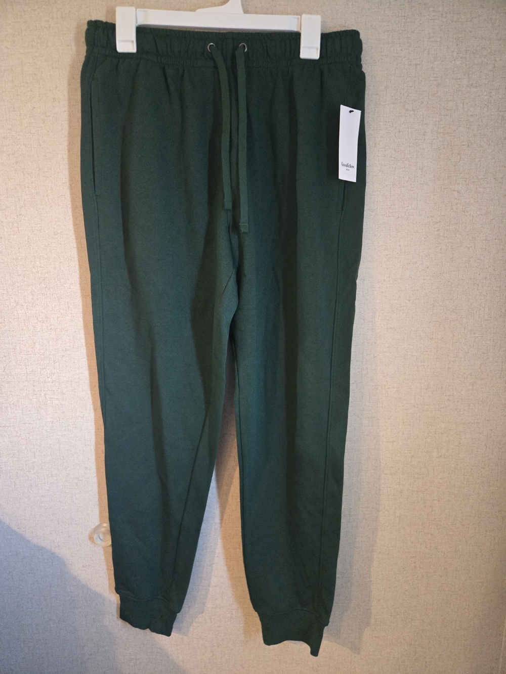 Men's Forest Green Drawstring Jogger Pants Goodfellow And Co
